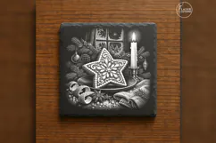 The Starlight Biscuit Christmas Engraving PNG Product Image 6