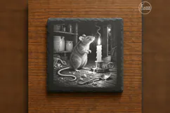 The Pantry Flame Gothic Animal Laser Engraving PNG Product Image 6