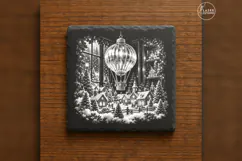 Balloon Ornament Toy Village Laser PNG Product Image 6