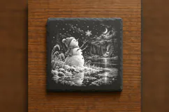 The First Snowflake Wish Laser Engraving PNG Product Image 6