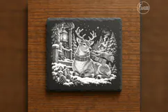 Hearthscarf Visitor Reindeer Forest Christmas Laser PNG Product Image 6