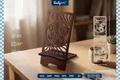 Zodiac Phone Holder SVG | Capricorn Laser Cut Stand Product Image 3