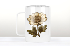 Golden daisy wildflower clipart png| Vintage flower graphics Product Image 3