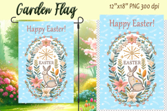 Easter Garden Flag Sublimation |Religious sublimation design Product Image 1