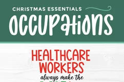 Healthcare worker Christmas svg, a health care worker svg Product Image 3