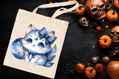 Cute Halloween cat clipart |Coquette bows hat shirt designs Product Image 3