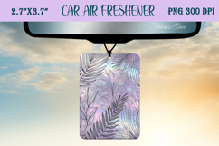 Iridescent magic pattern Air Freshener Car sublimating Product Image 1