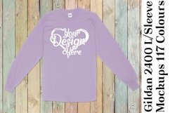 Gildan 2400 Mockup Long Sleeve T-Shirt 117 Colours 1235 Product Image 7