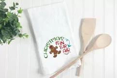 Christmas is in the Air SVG File - Christmas SVG Cut File Product Image 2