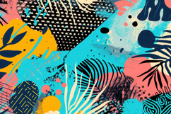 Abstract Vibrant Summer Background Wallpaper Product Image 1