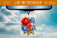 3d Floral Air Freshener Car| Car air freshin sublimating png Product Image 1