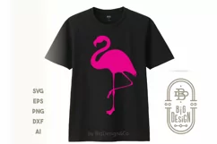 Flamingo SVG , Pink Flamingo Silhouette SVG Product Image 3