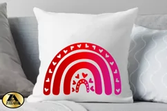 Valentine Sublimation PNG Valentines Rainbow PNG Heart PNG Product Image 3