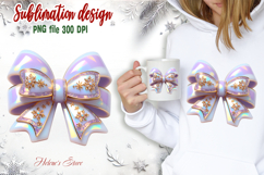 Christmas coquette bows designs BUNDLE | Iridescent bow png Product Image 16