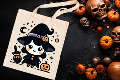 Cute Halloween Witch clip art png | Funny girl shirt designs Product Image 3