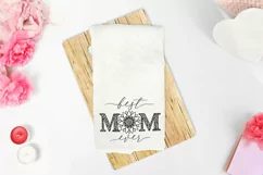 Best Mom ever SVG, Mothers day svg quote sunflower leopard Product Image 4