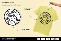 Explore More Badge Lettering Product Image 1