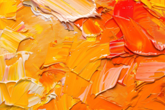 Orange and Yellow Abstract Painting Background Wallpaper Product Image 1