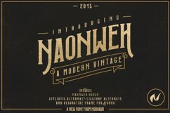 Web Font Naonweh Typeface Product Image 1