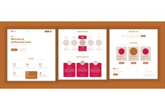 Website Page Vector. Business Website. Web Page. Landing Product Image 1
