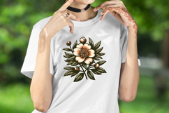Primrose wildflower clipart png| Vintage flower graphics Product Image 2