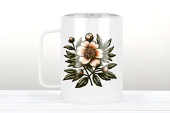 Primrose wildflower clipart png| Vintage flower graphics Product Image 3