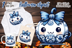 Cute Halloween clipart BUNDLE | Coquette bows shirt designs Product Image 15