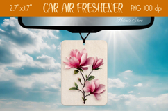 3d Floral Air Freshener Car| Car air freshin sublimating png Product Image 1