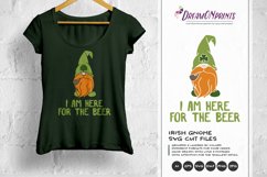 I am Here for the Beer SVG - Irish Gnome SVG Product Image 1