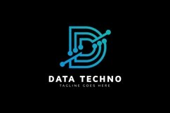 Data Techno D Letter Logo Product Image 3