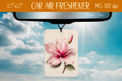 3d Floral Air Freshener Car| Car air freshin sublimating png Product Image 1