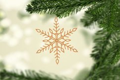 Christmas Snowflake For Paper and Laser Design Product Image 1
