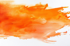 Orange Watercolor Painting Texture Background Wallpaper Product Image 1
