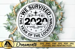 Ornament SVG PNG EPS DXF COVID 2020 SVG Christmas Quote SVG Product Image 2