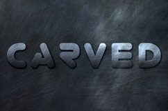 Carved Editable Photoshop Text Style Effect Product Image 1