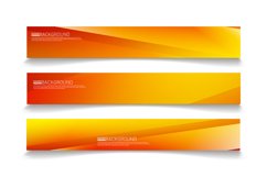 Modern web banner background. abstract vector template Product Image 1