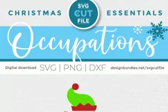 Christmas Nurse svg, a nurse Elf squad svg for crafters Product Image 6