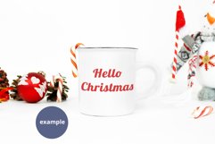 Christmas Camping mug mockup, Full wrap camping mug mockup Product Image 2