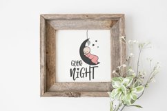 Good Night SVG | Nursery SVG Cut File Product Image 2