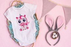Baby Unicorn Illustration, Baby Unicorn Clipart Product Image 3