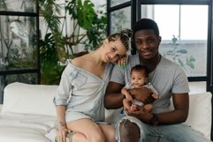 Portrait of happy multiethnic family. Product Image 1