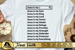 Jesus SVG PNG EPS DXF File BIBLE SVG Cross SVG GOD SVG Product Image 3