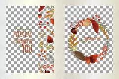 Thanksgiving Cards, Happy Thanksgiving Cards, png and vector Product Image 4