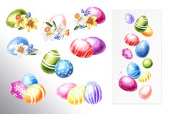 Happy Easter. Watercolor collection Product Image 2