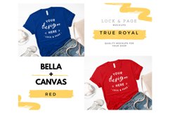 Mockup TShirt Bundle Bella Canvas 3001 T-Shirt Flat Lay Product Image 3