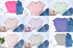 SUPER BIG 72 bright T-shirts, tops mockups bundle JPG Product Image 6