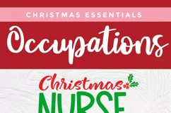 Christmas Nurse svg - Nurse Christmas Crew svg for crafters Product Image 4