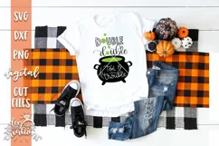 Double Double Toil & Trouble- SVG - DXF - PNG Digital Cut Product Image 2