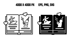 Book Story Icons Product Image 1