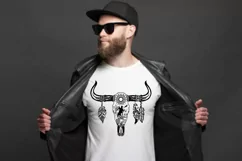 Western design cow skull png cactus desert cowboy png Product Image 5